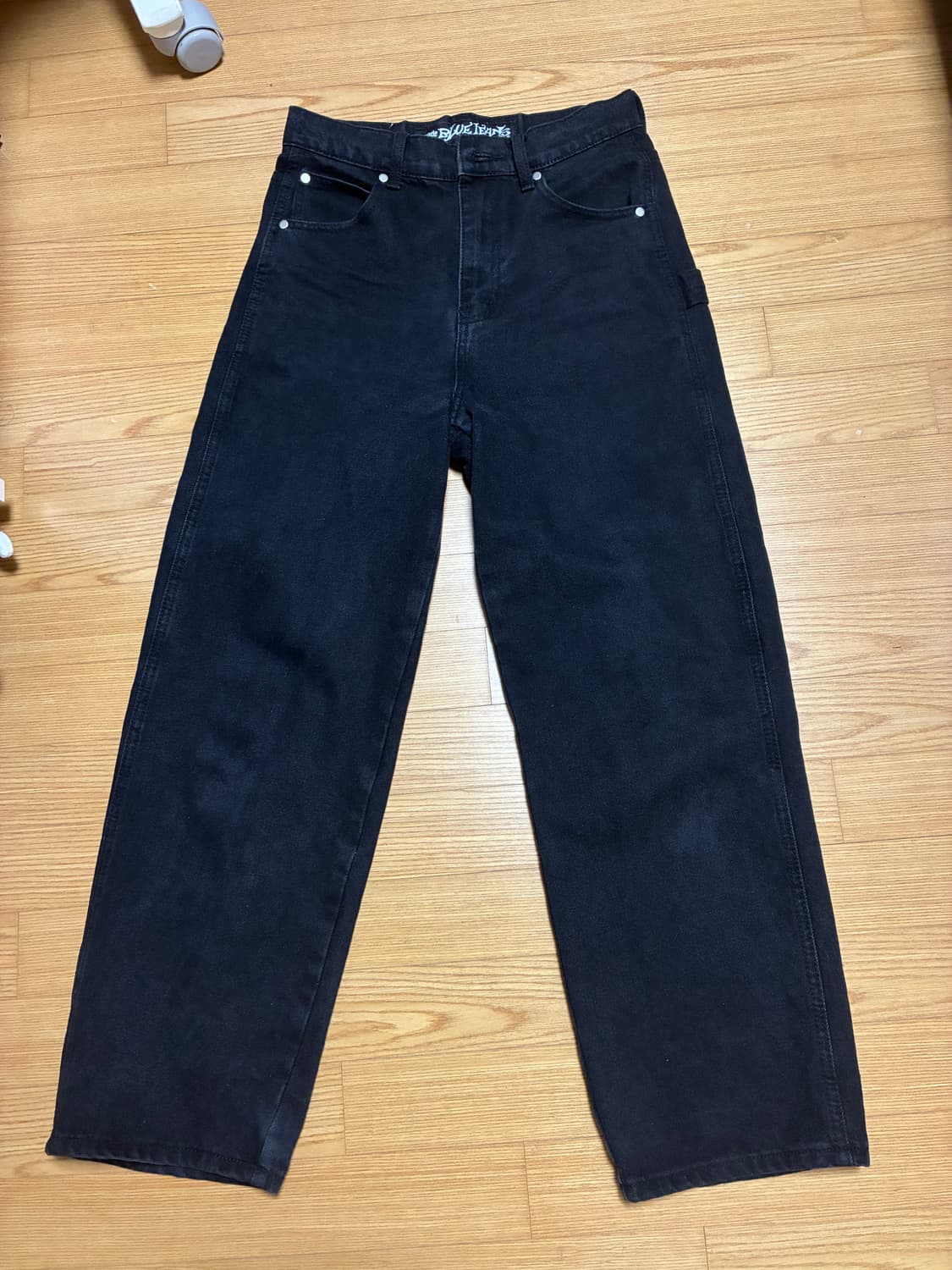 스웨이드 배기 데님 상품이미지1