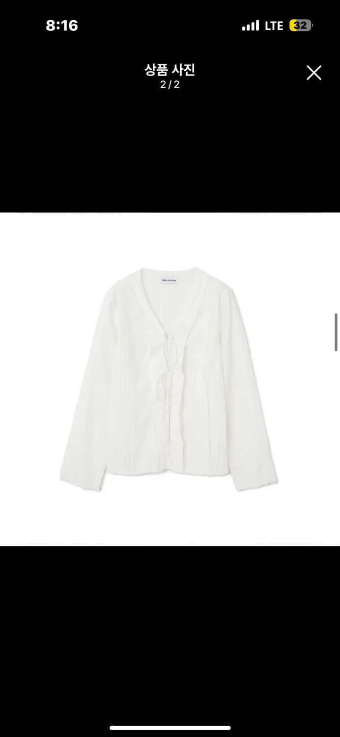 밀로우먼 레이스 러플 블라우스 상품이미지2