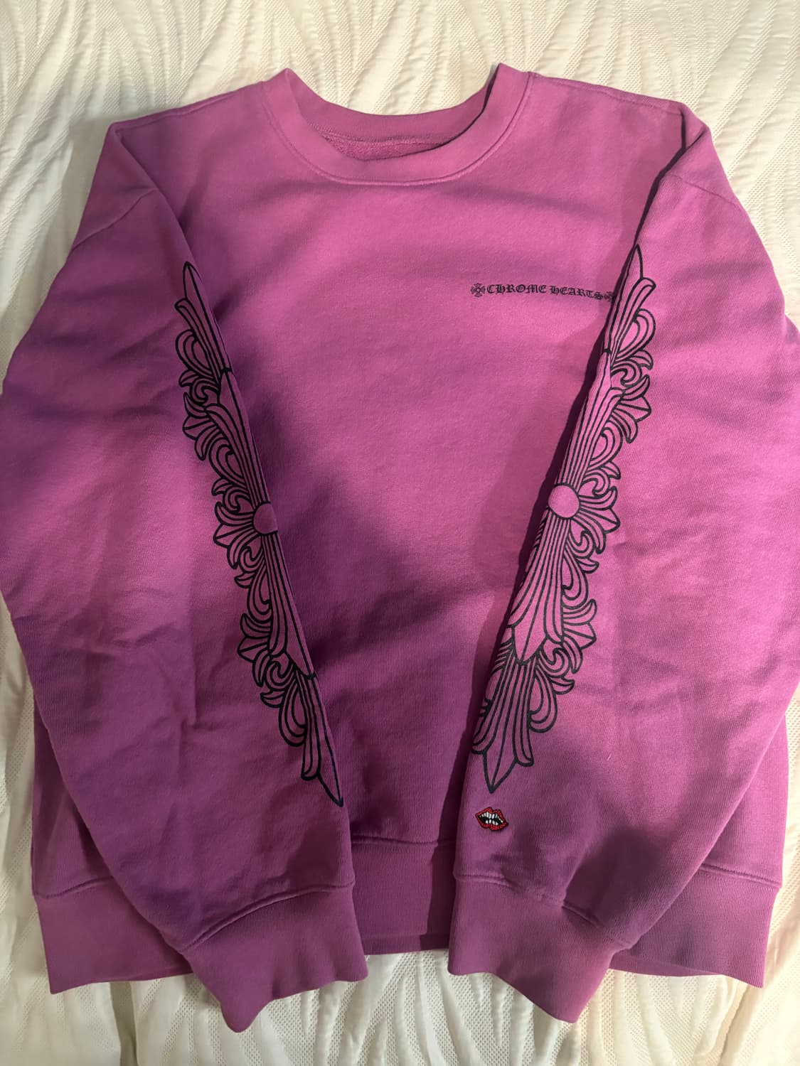 [L] 크롬하츠 매티보이 스파이더 웹 스웻셔츠 상품이미지1