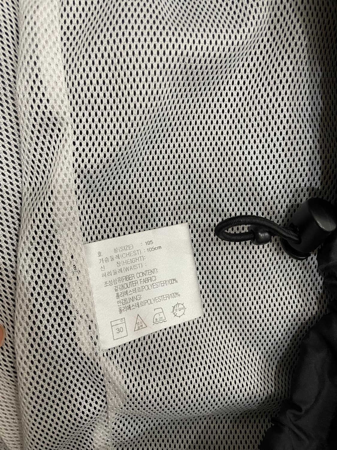 나이키 테니스로고 올드스쿨 바람막이 블랙 상품이미지8