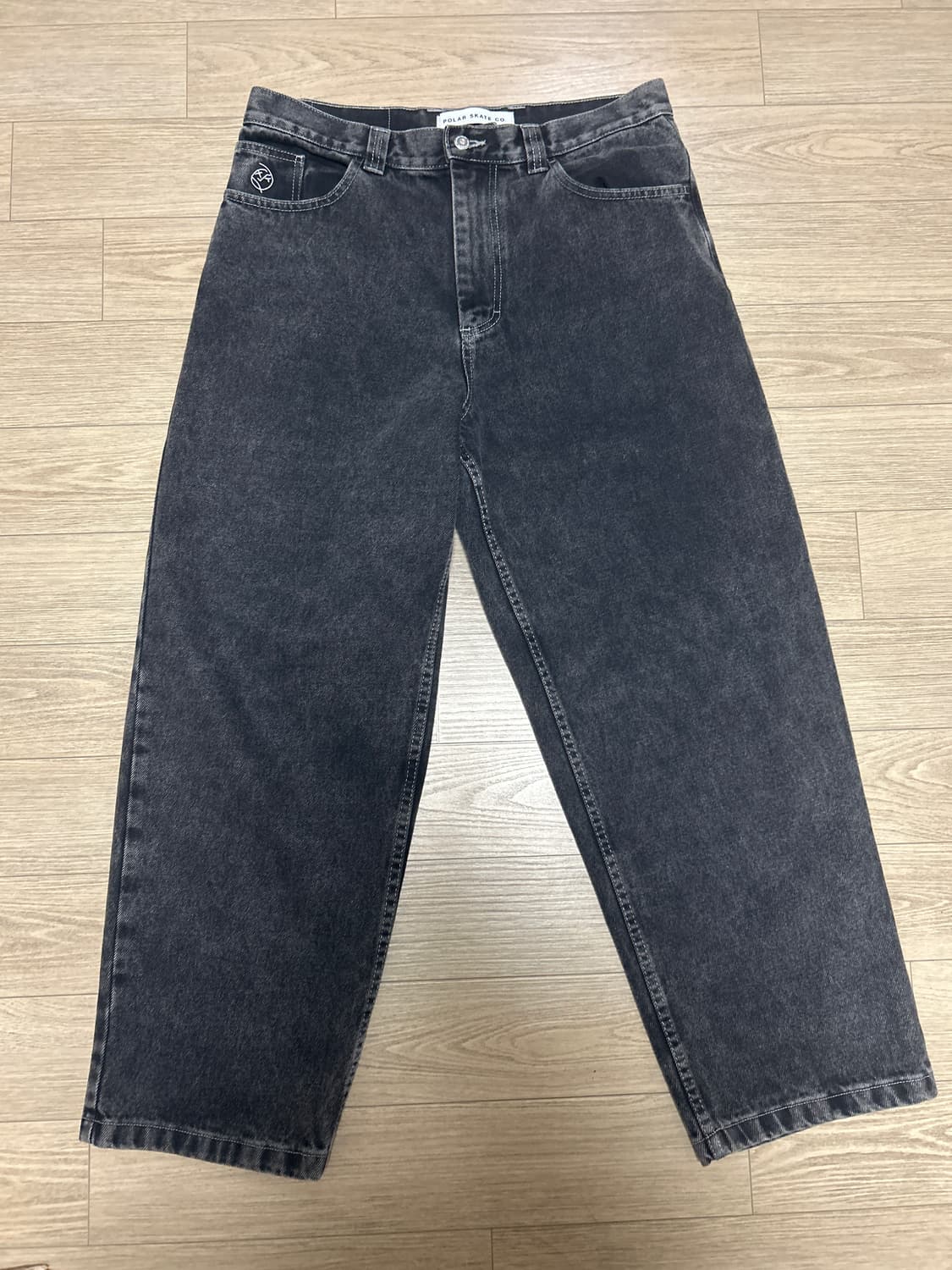 폴라스케이트 빅보이 팬츠 실버블랙 L 상품이미지1