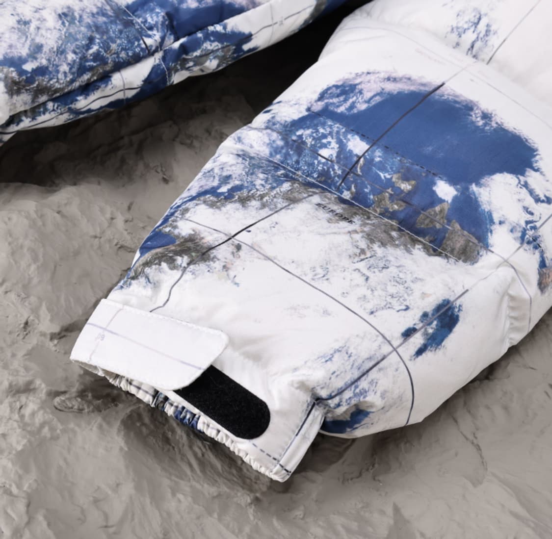 The North Face 레터링 로고 패턴 차이나 칼라 방수 다운 재킷 상품이미지6