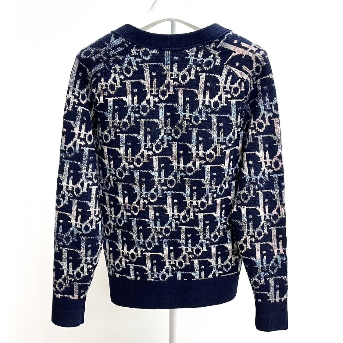 [S+급/정품] 디올 오블리크 자카드 가디건 블루 상품이미지2