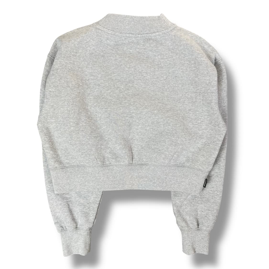 커버낫 우먼 크롭 C 로고 모크넥 맨투맨 WS 상품이미지2