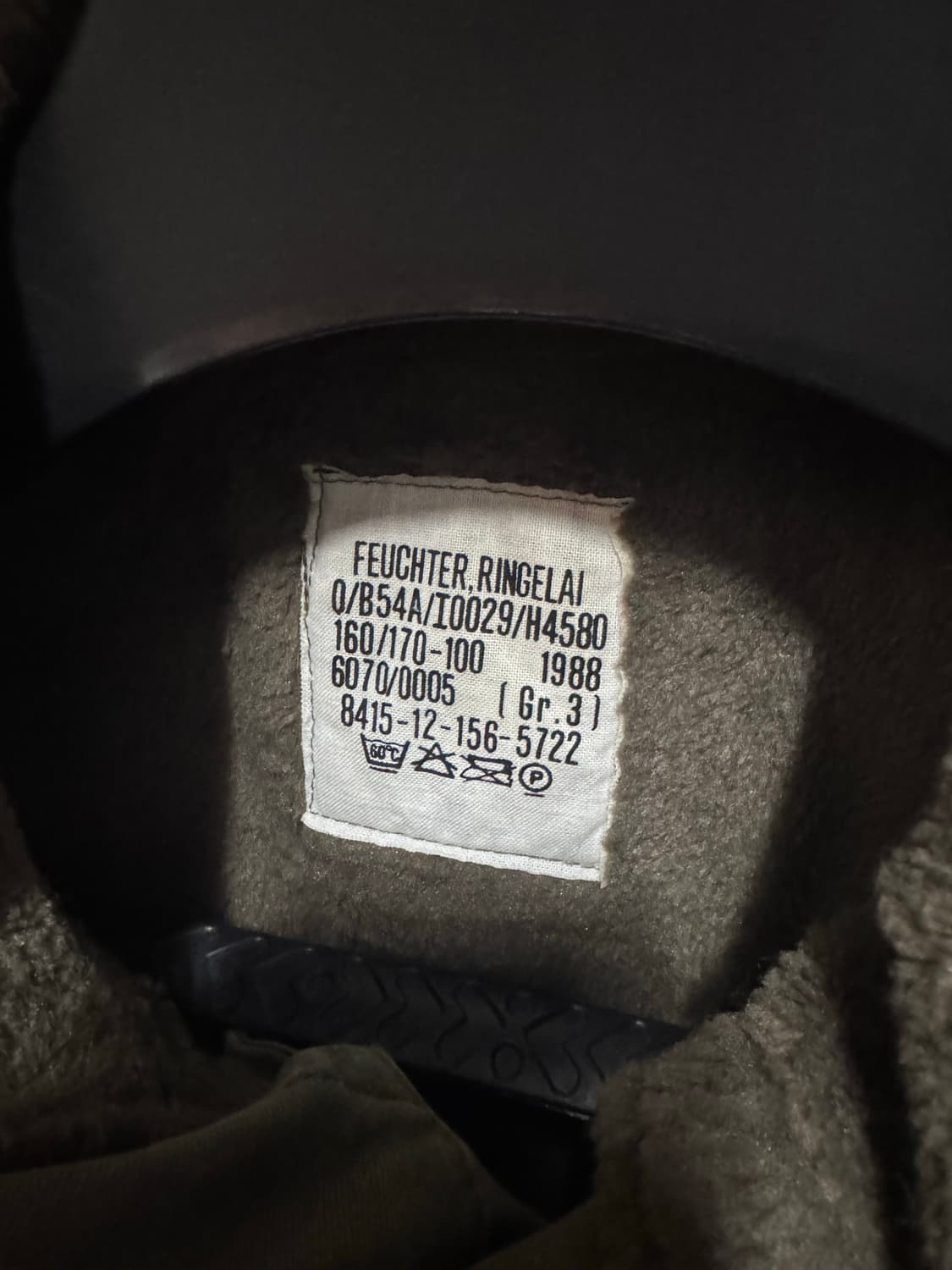 80s 독일군 밀리터리 파카 상품이미지3