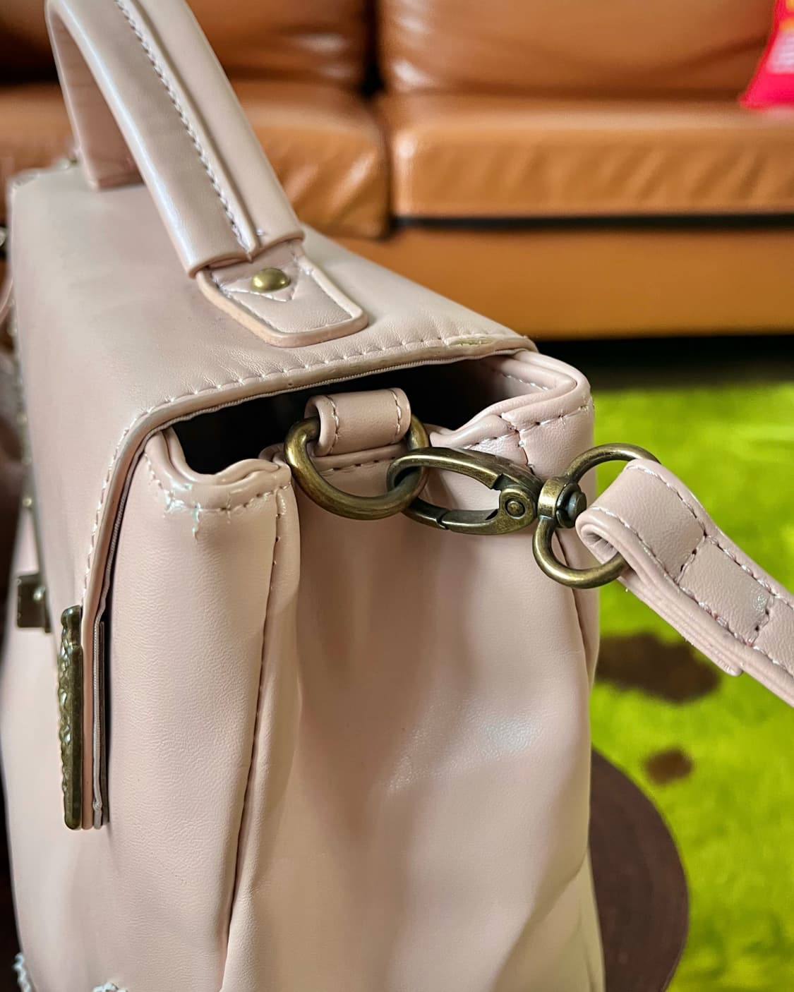 axes femme Antique Metal Trim Crossbag 상품이미지7