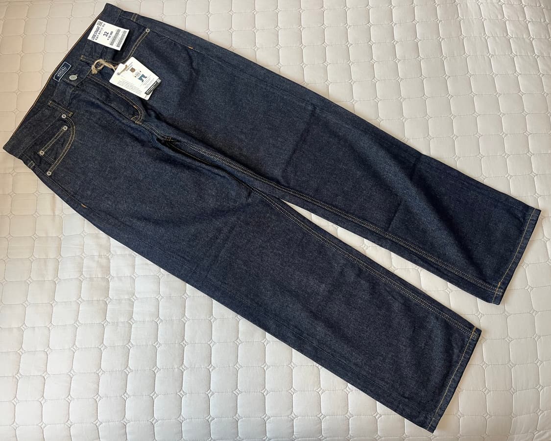 새상품) 후아유 레귤러 원워시드 데님 청바지 32 상품이미지1