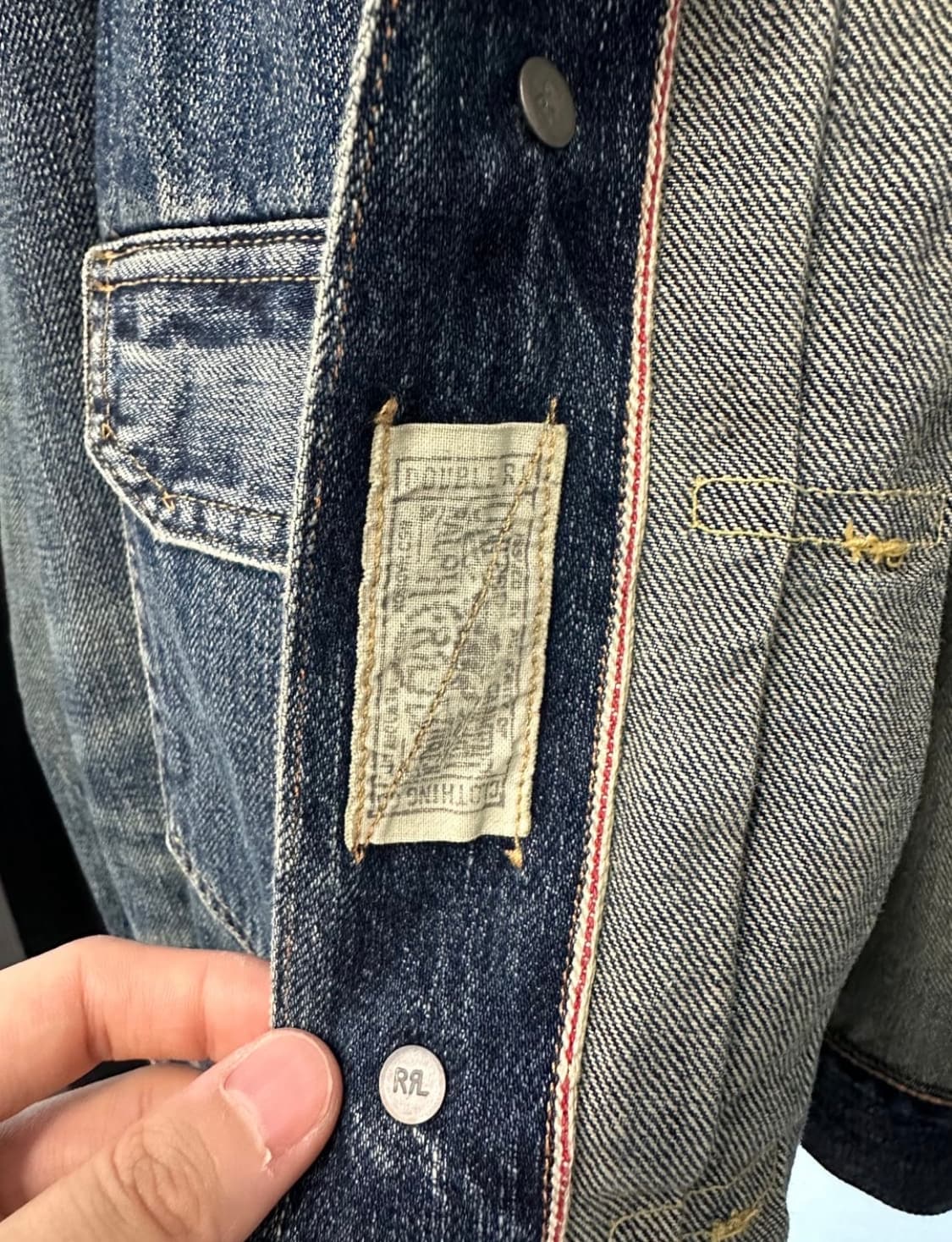 RRL 더블알엘 type2 데님트러커 자켓 셀비지 상품이미지4