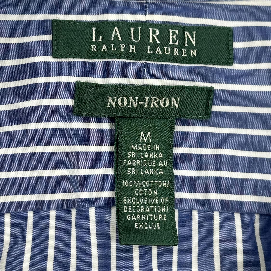 폴로 랄프로렌 RL 스트라이프 7부 셔츠 (M 여성추천) 상품이미지5