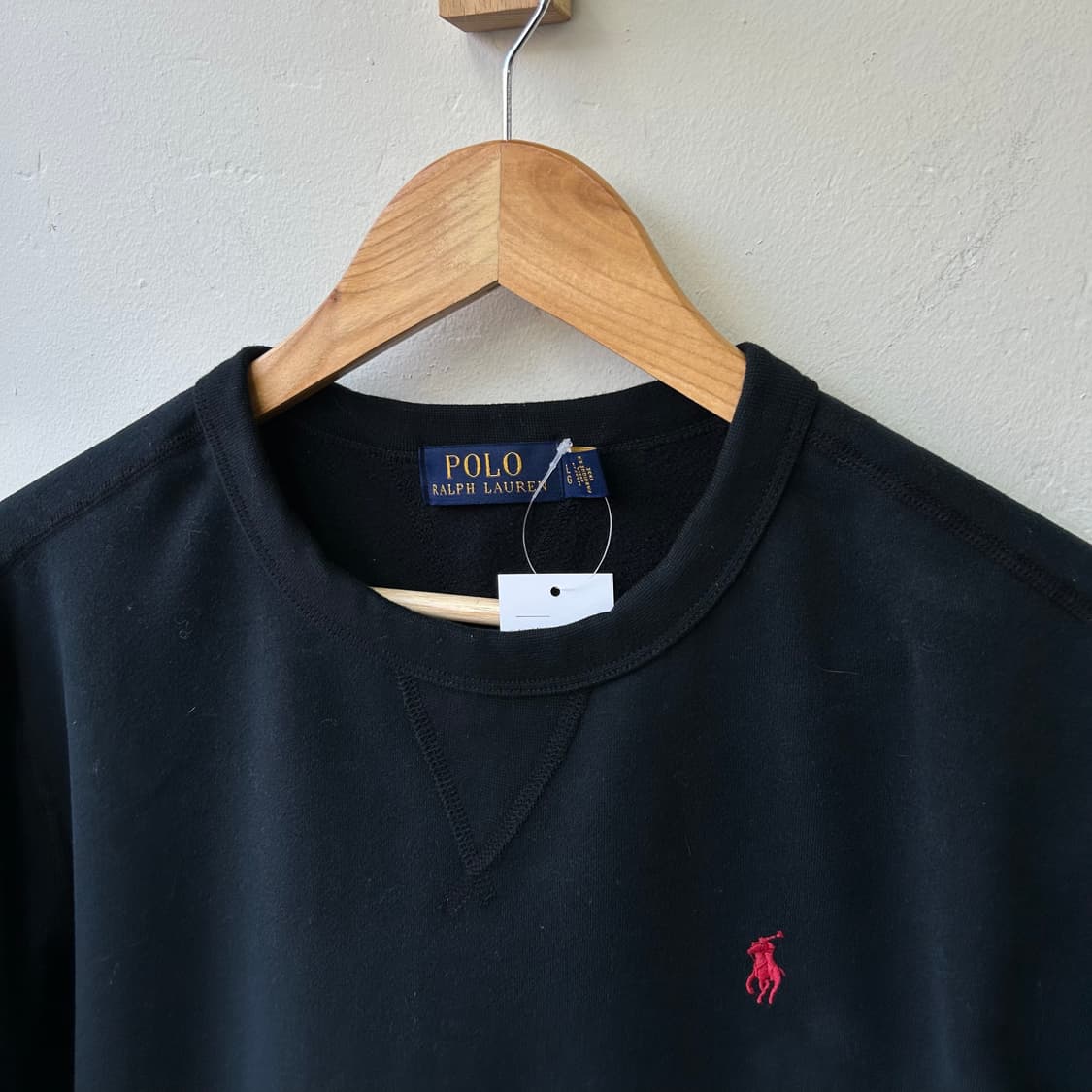16022 - 폴로 랄프로렌 블랙 맨투맨 상품이미지3