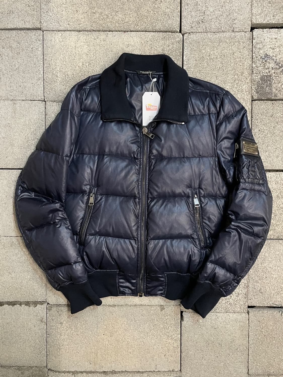 돌체앤가바나 글로시 패치 패딩 상품이미지1