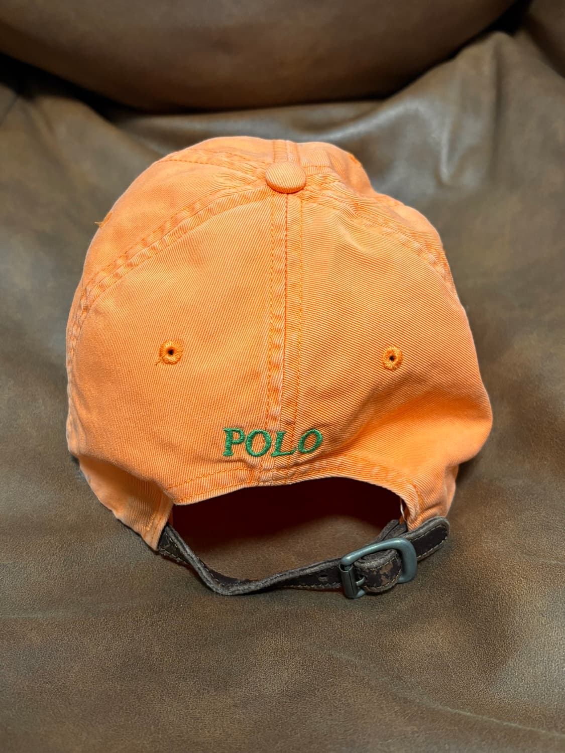 90s 폴로 랄프로렌 레더 스트랩 볼캡 상품이미지7