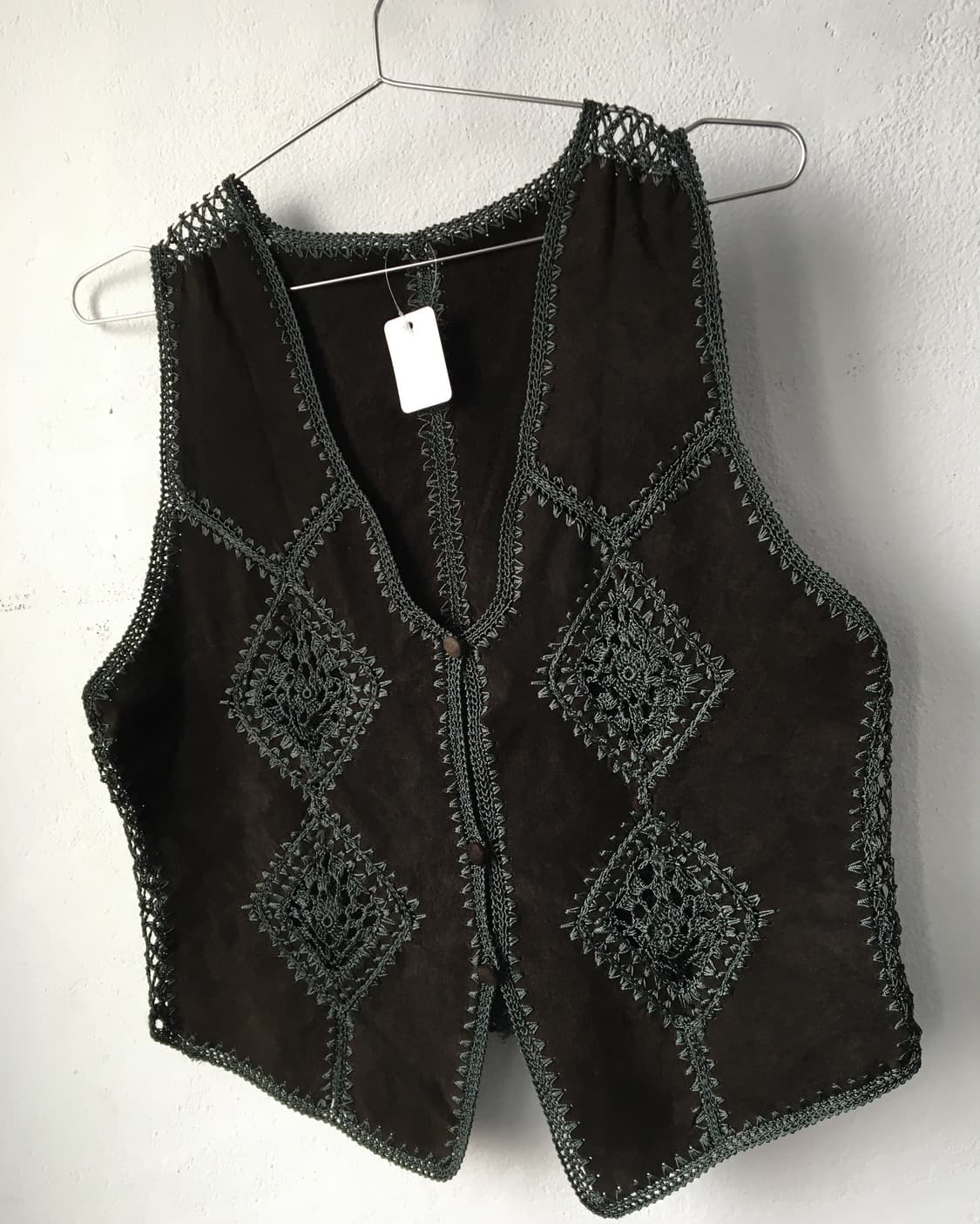 Stitch point suede vest 상품이미지3
