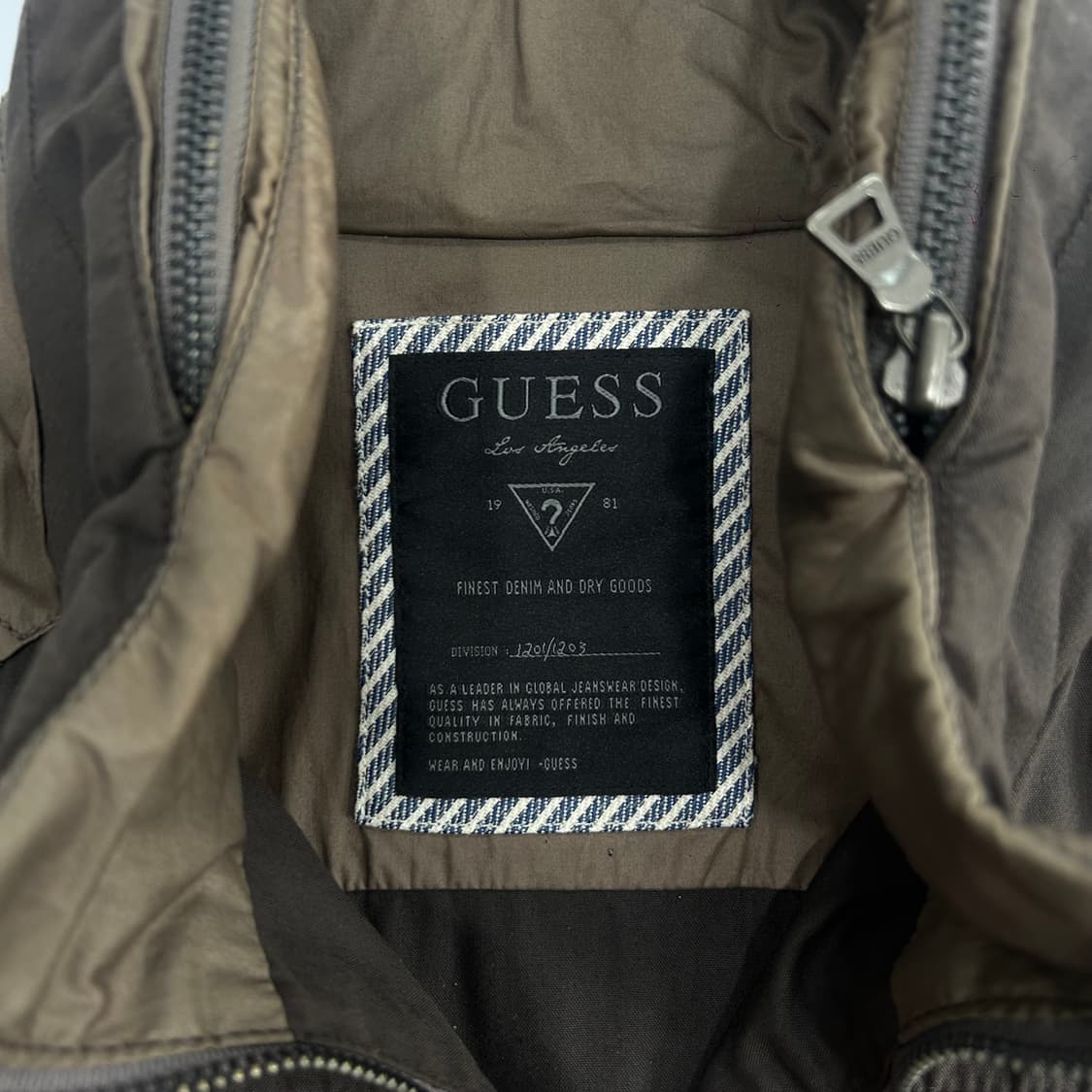 Guess 게스 90‘s 브라운 배색 자켓 상품이미지7