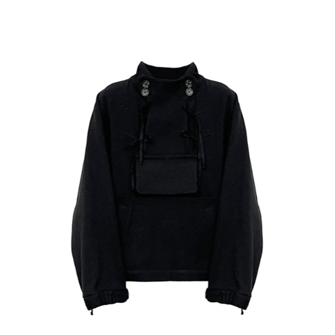 코자부로 23AW MONK JACKET SASHIKO BLACK 상품이미지4