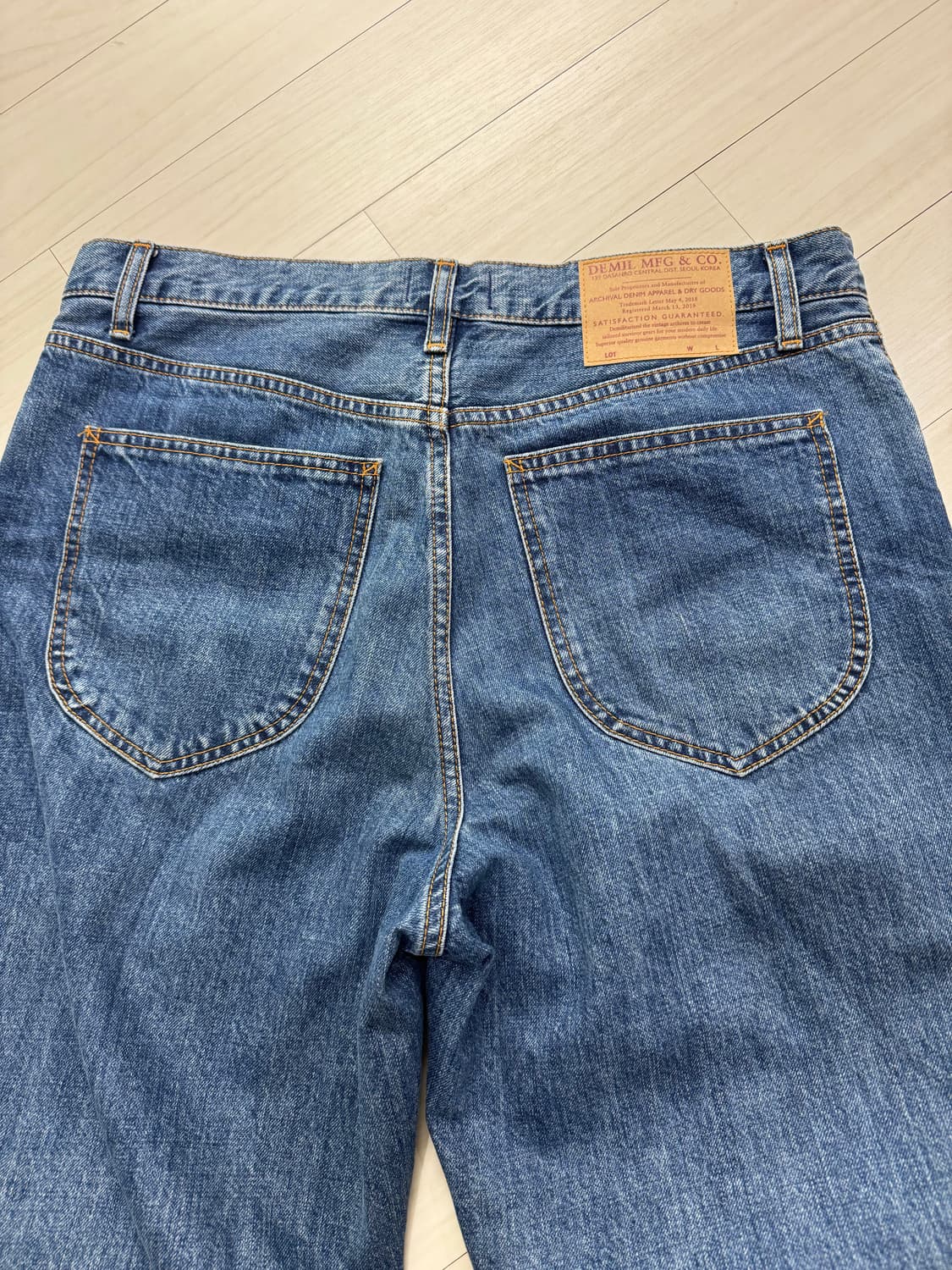 데밀 LOT..26 헐리우드 슬림 데님 판매 상품이미지3
