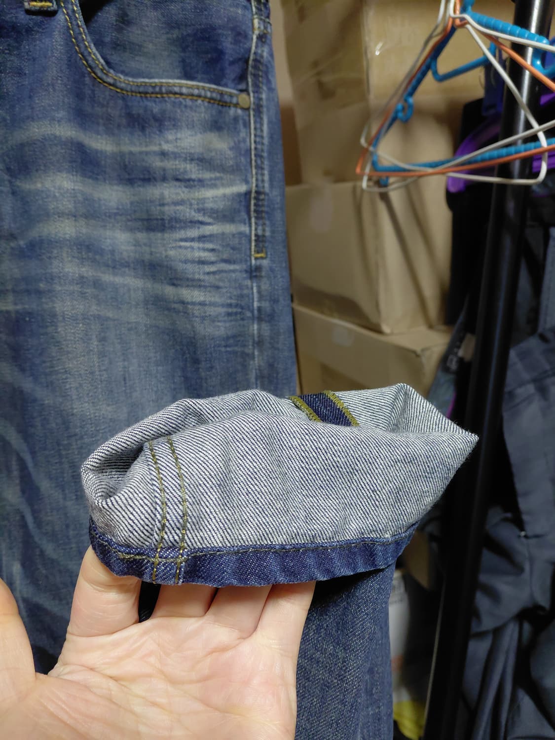 [디젤]라키(LARKEE-T)803M 레귤러테이퍼드핏 데님 청바지 31 상품이미지10