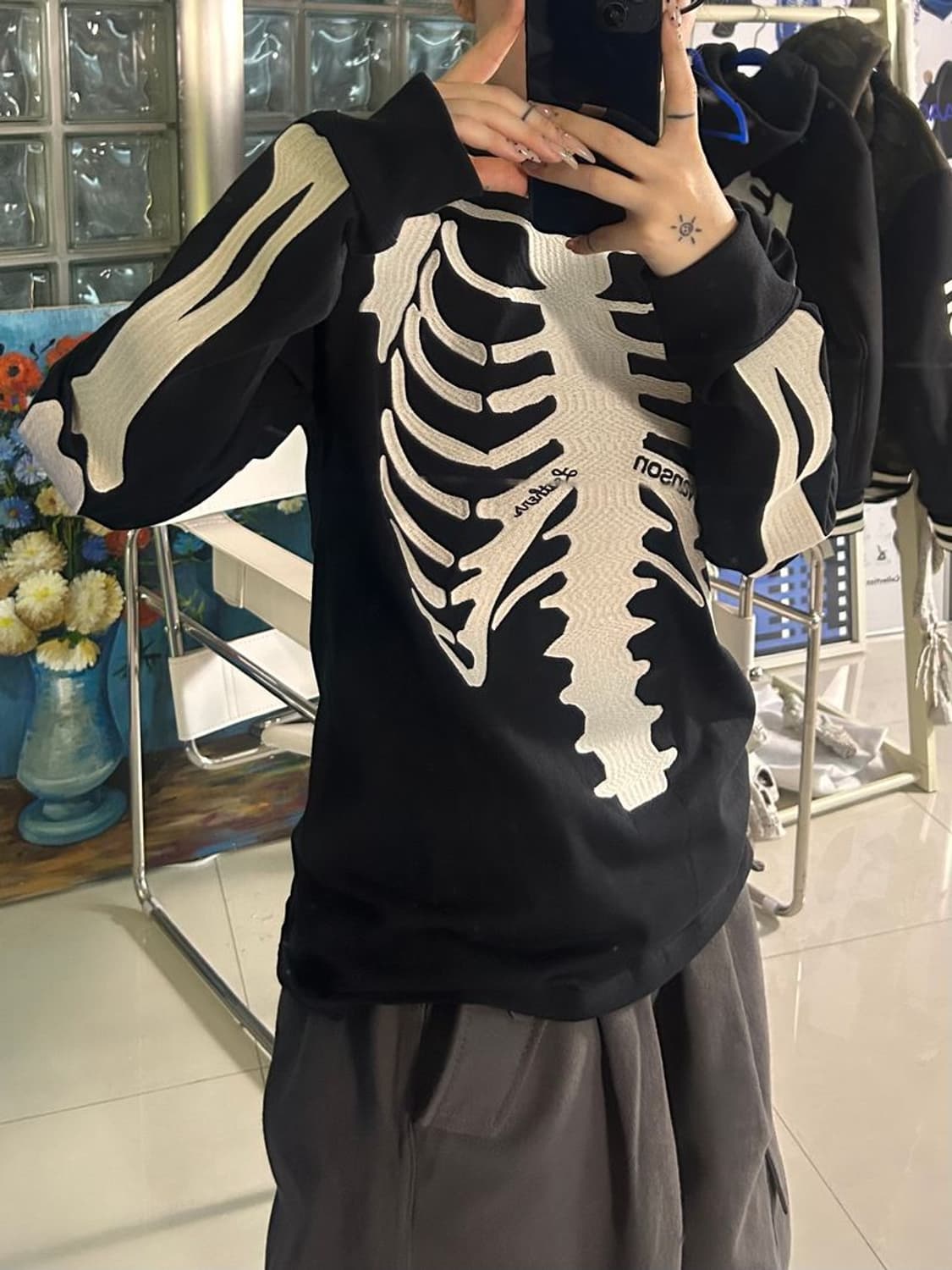BONE LONG SLEEVE 본 롱 슬리브 ABV-2401 상품이미지1