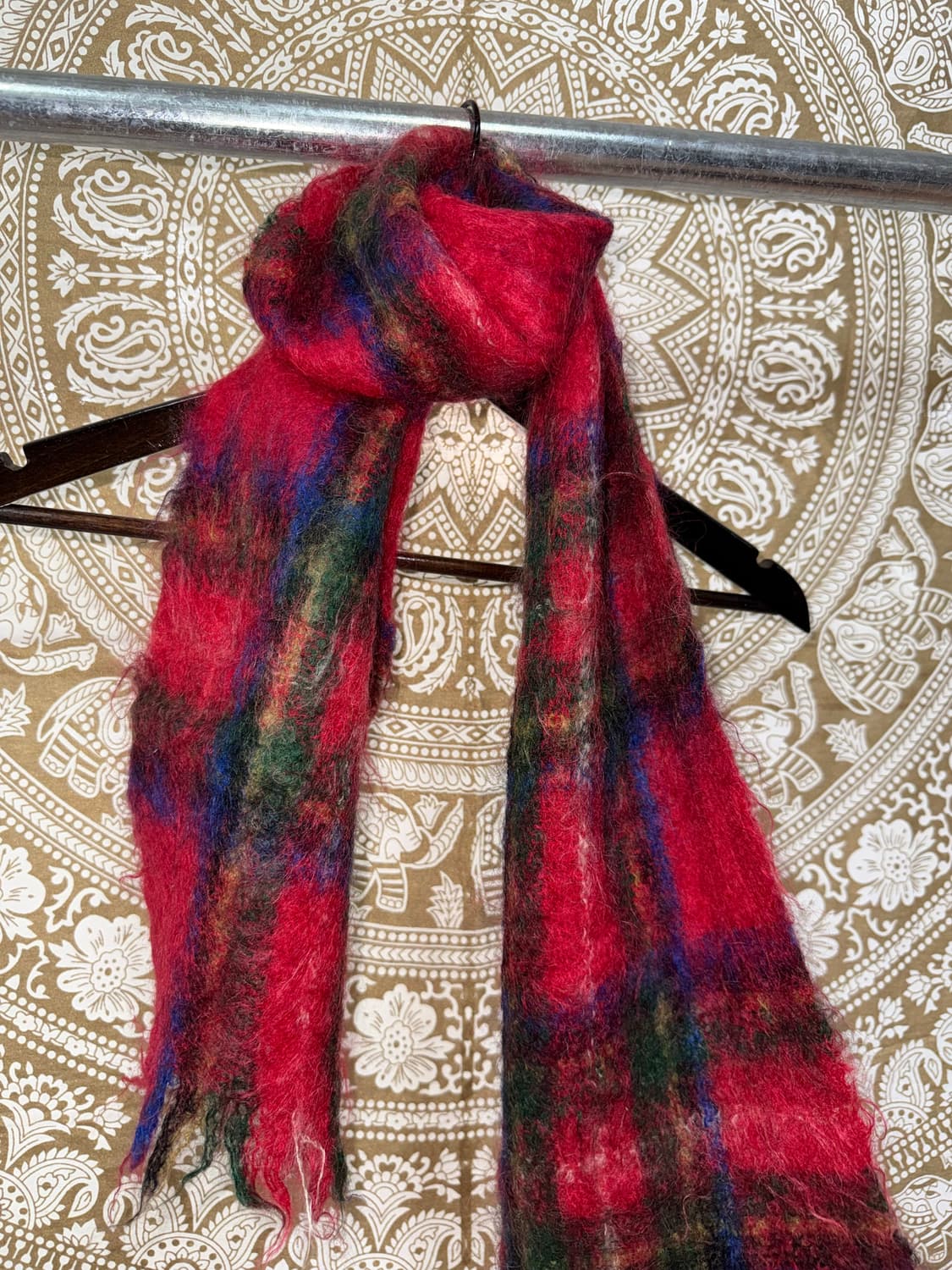 로엠 스코틀랜드산 울 체크 머플러 목도리  상품이미지4