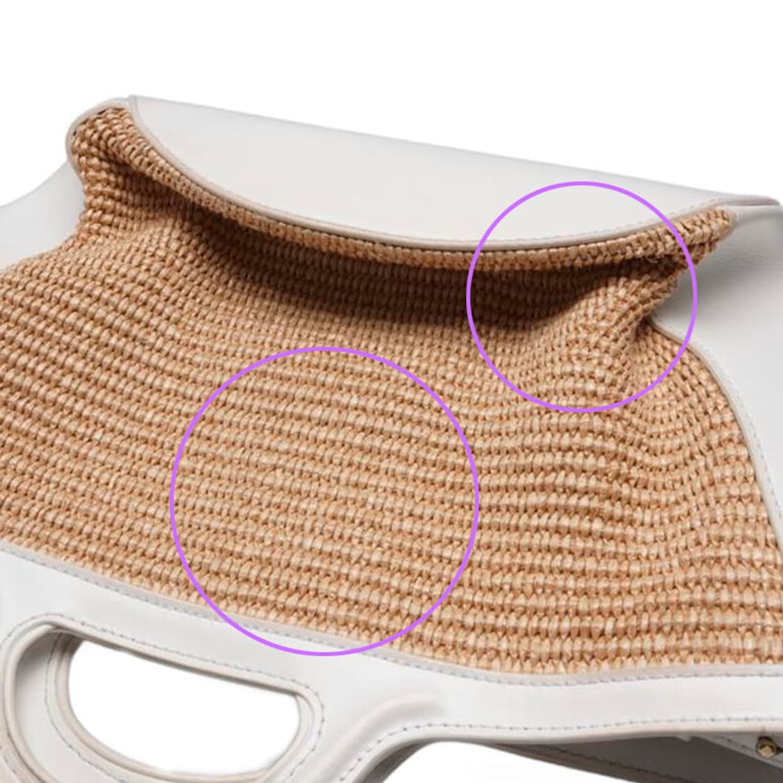 (중고) 마르니 화이트 베이지 라피아 트로피칼 스몰 토트백 상품이미지10