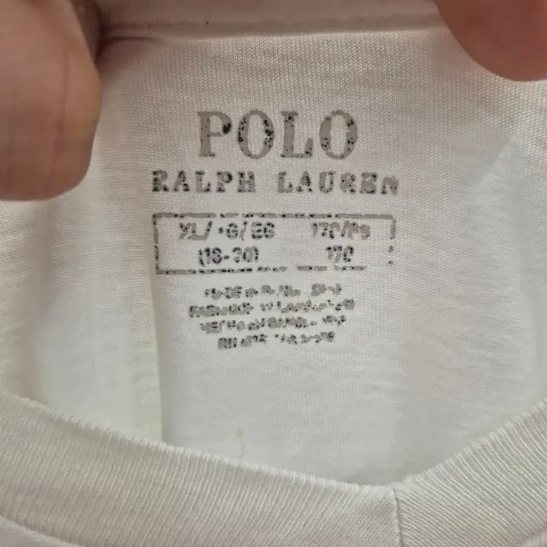 폴로 랄프로렌 브이넥 기본 티셔츠 XL 상품이미지6