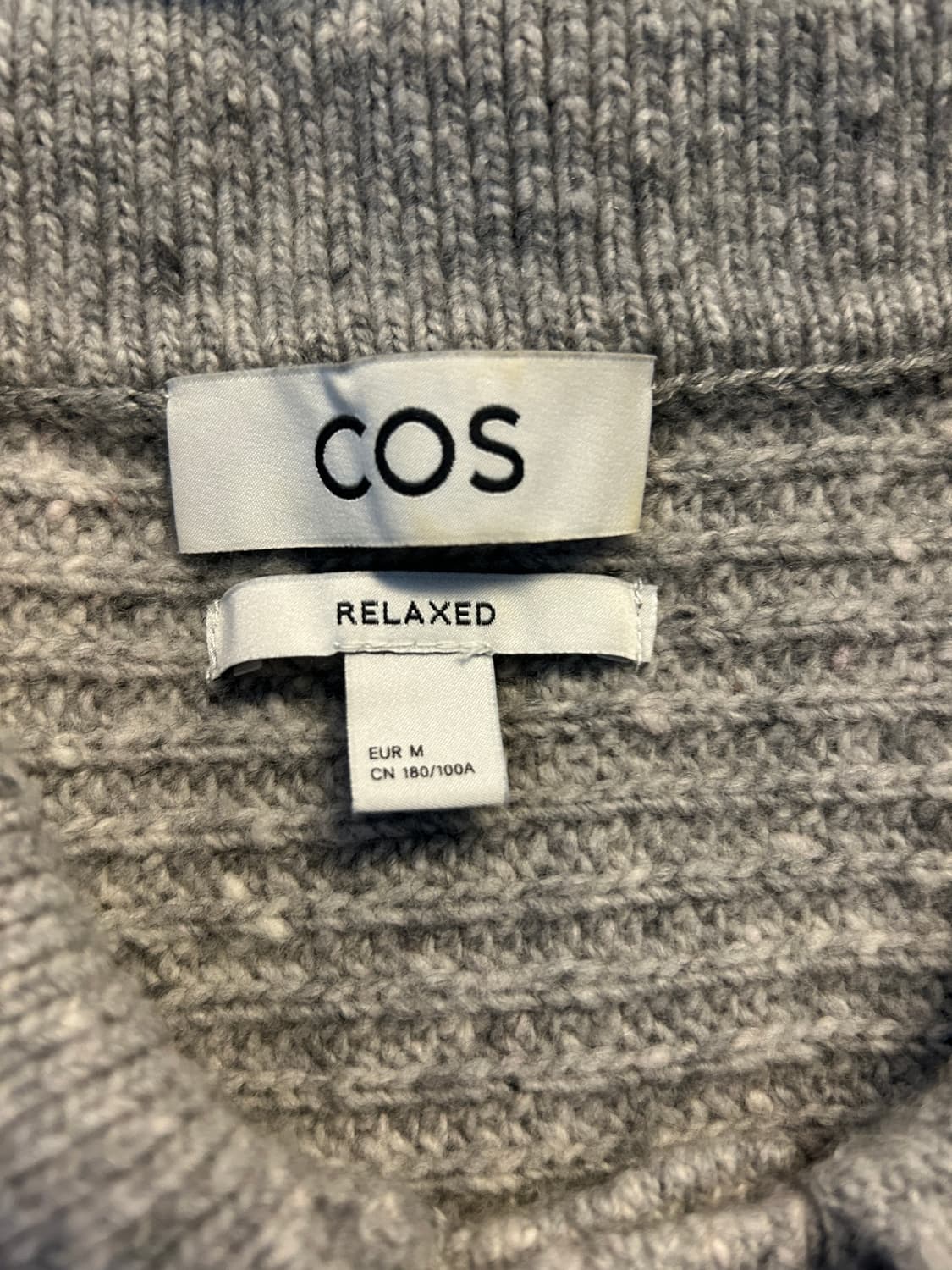 코스 리브드 울 캐시미어 블렌드 폴로 셔츠 상품이미지5