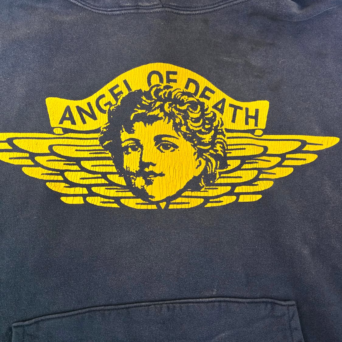 [L] 세인트미카엘 24AW 조던 오마주 엔젤 후드 네이비 상품이미지3