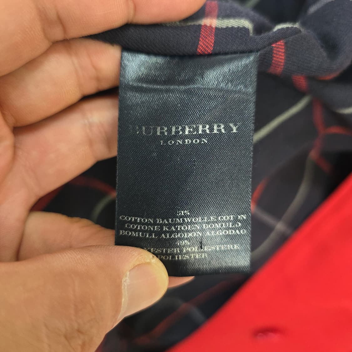 여성 버버리 BURBERRY 런던 레드 트렌치코트 UK 10 상품이미지7