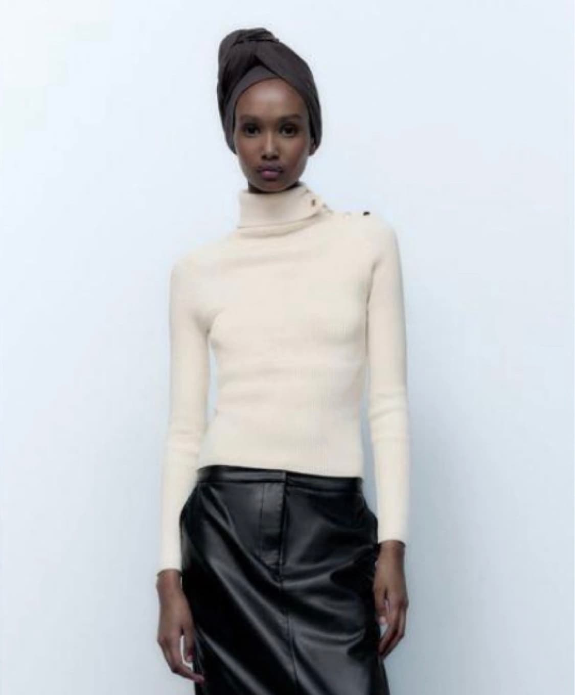 자라 사이드버튼 니트 상품이미지2