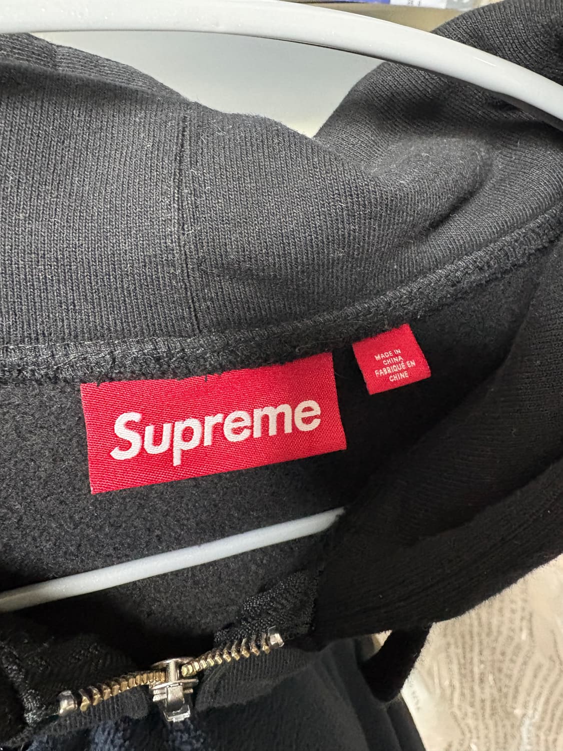 [SUPREME]슈프림_25ss에이펙스 트윈 후드집업 블랙 L 상품이미지4