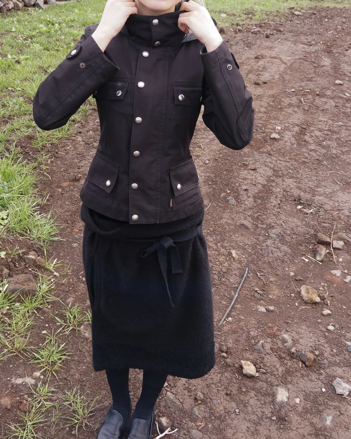 꼼데가르송 트리콧 컷오프 스커트 상품이미지5