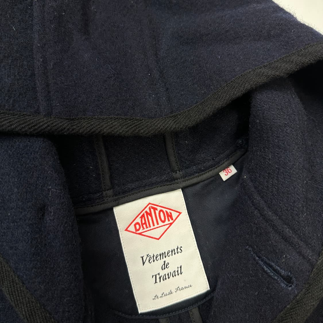 DANTON 단톤 울 후드 코트 상품이미지4