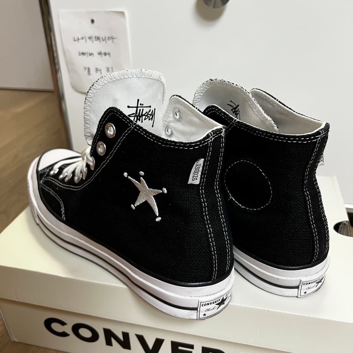 [270] 컨버스 × 스투시 척 70 하이 블랙 상품이미지7