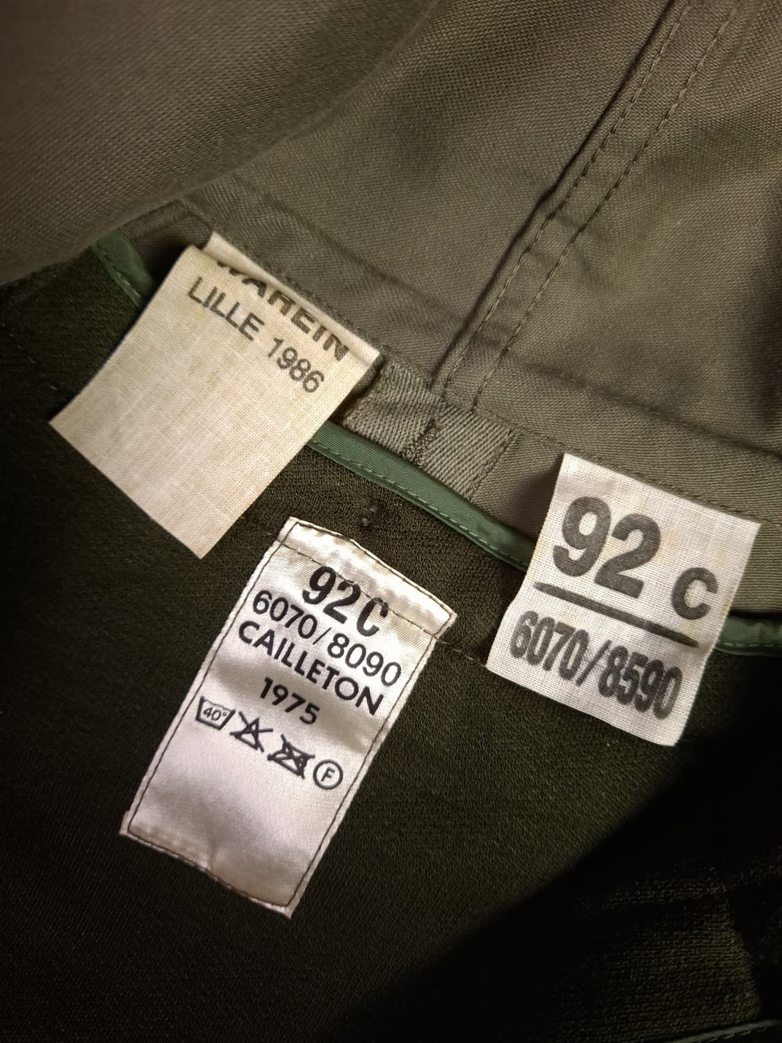 새제품급 오리지날 80's 프랑스군 M64 필드 파카 상품이미지3