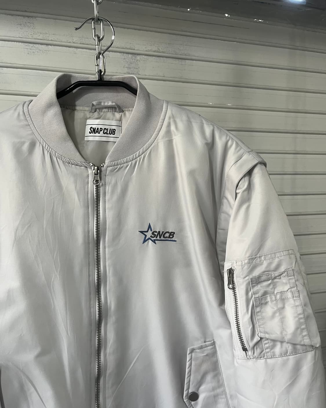 Snap Club gimmick ma-1 bomber jacket 상품이미지6