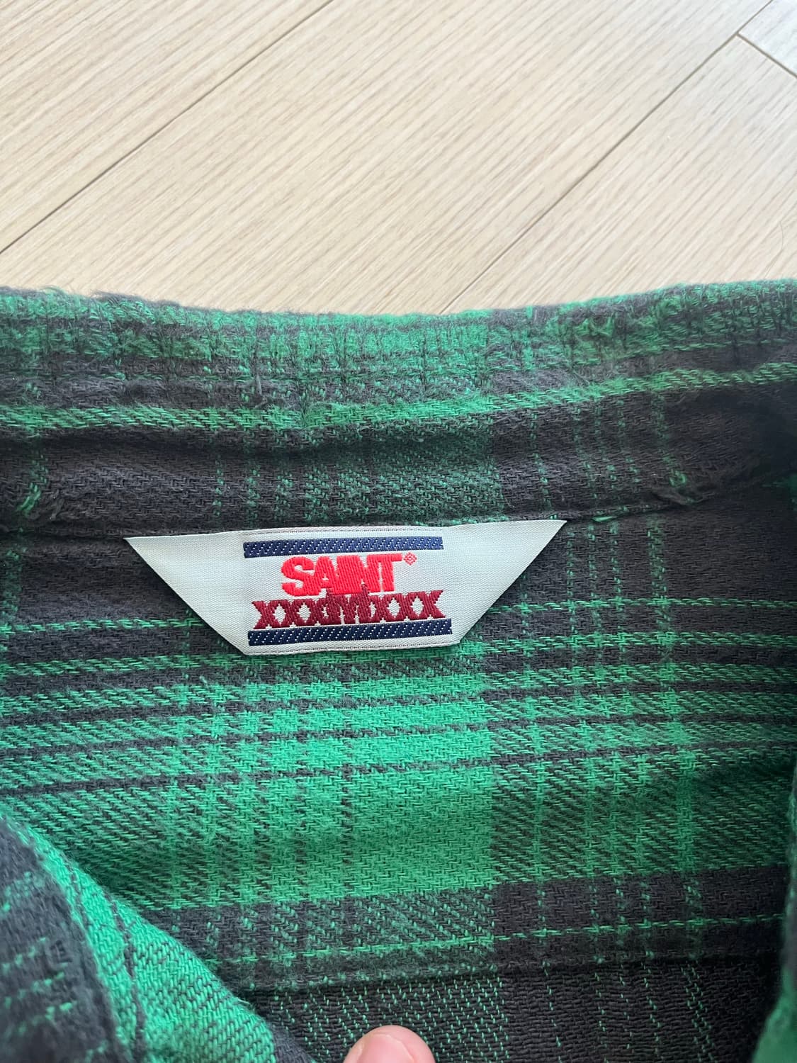 세인트미카엘 플란넬 셔츠 XL 판매 상품이미지3