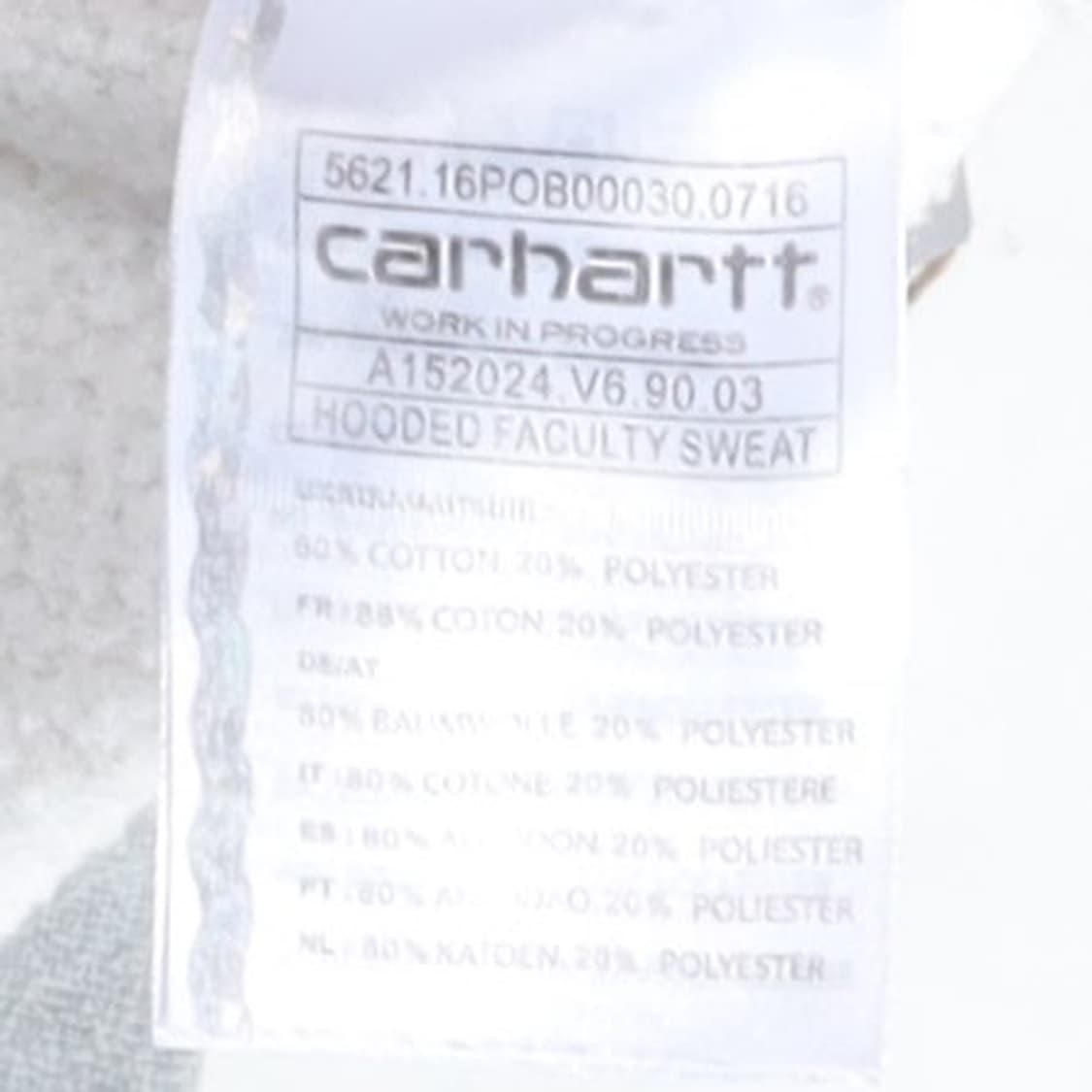 칼하트 Carhartt Logo Hoodie 
 상품이미지8