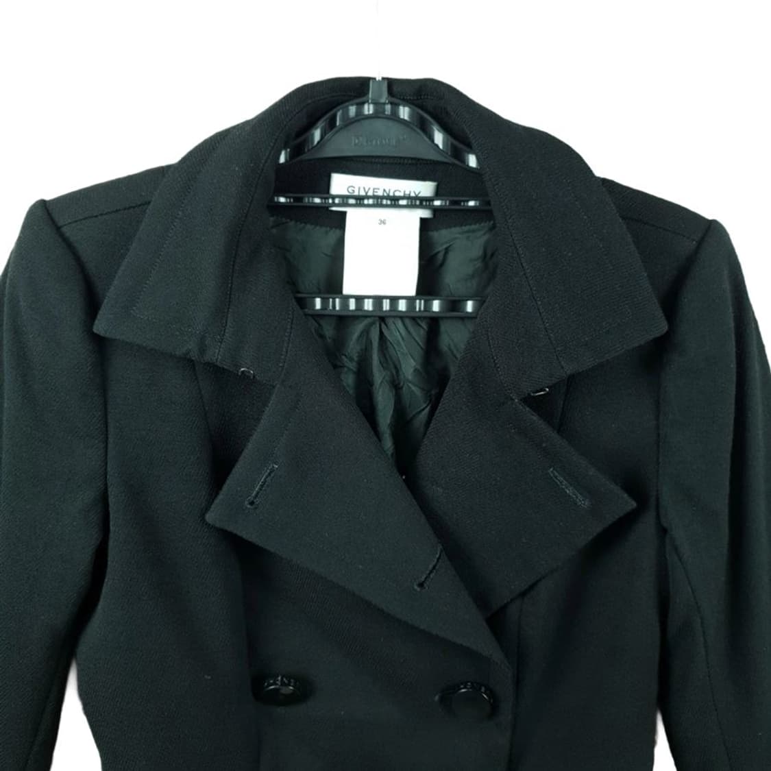 [여36]지방시 블랙 울 크롭 자켓[Y61-041] 상품이미지2