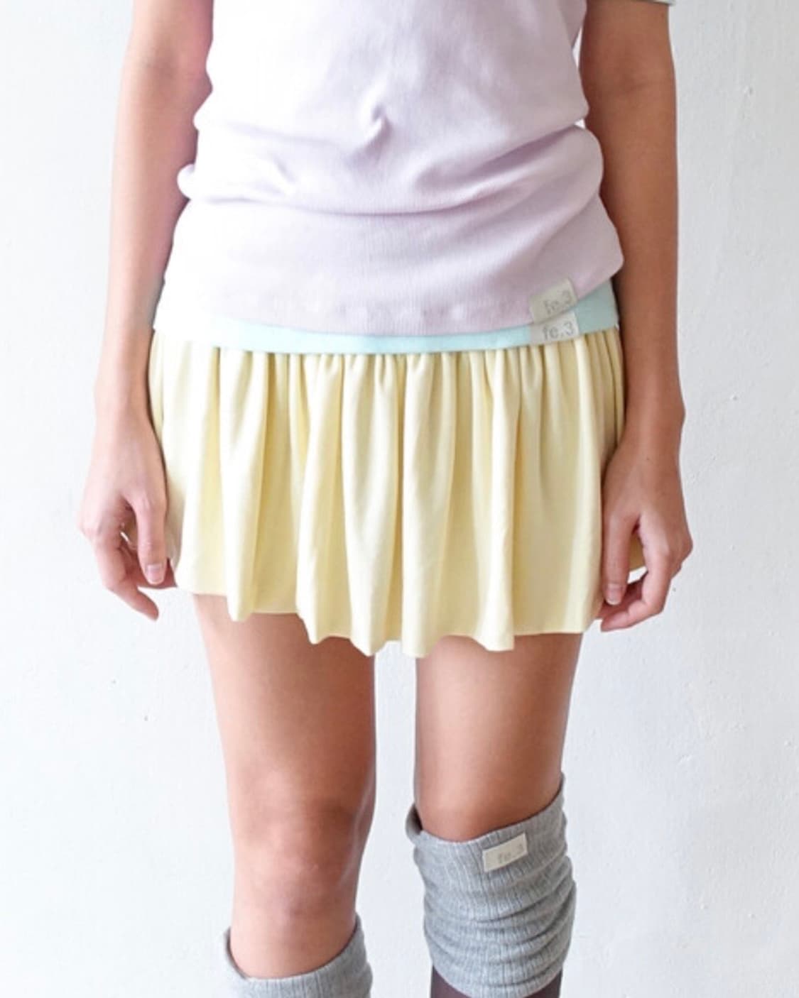 [fe.3] yuzu skirt (lemon) 상품이미지1