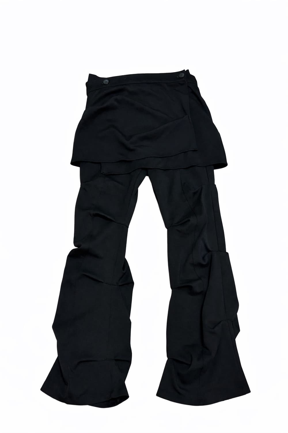 오호스 ojos 랩 오버 턱 팬츠 스커트 팬츠 상품이미지3