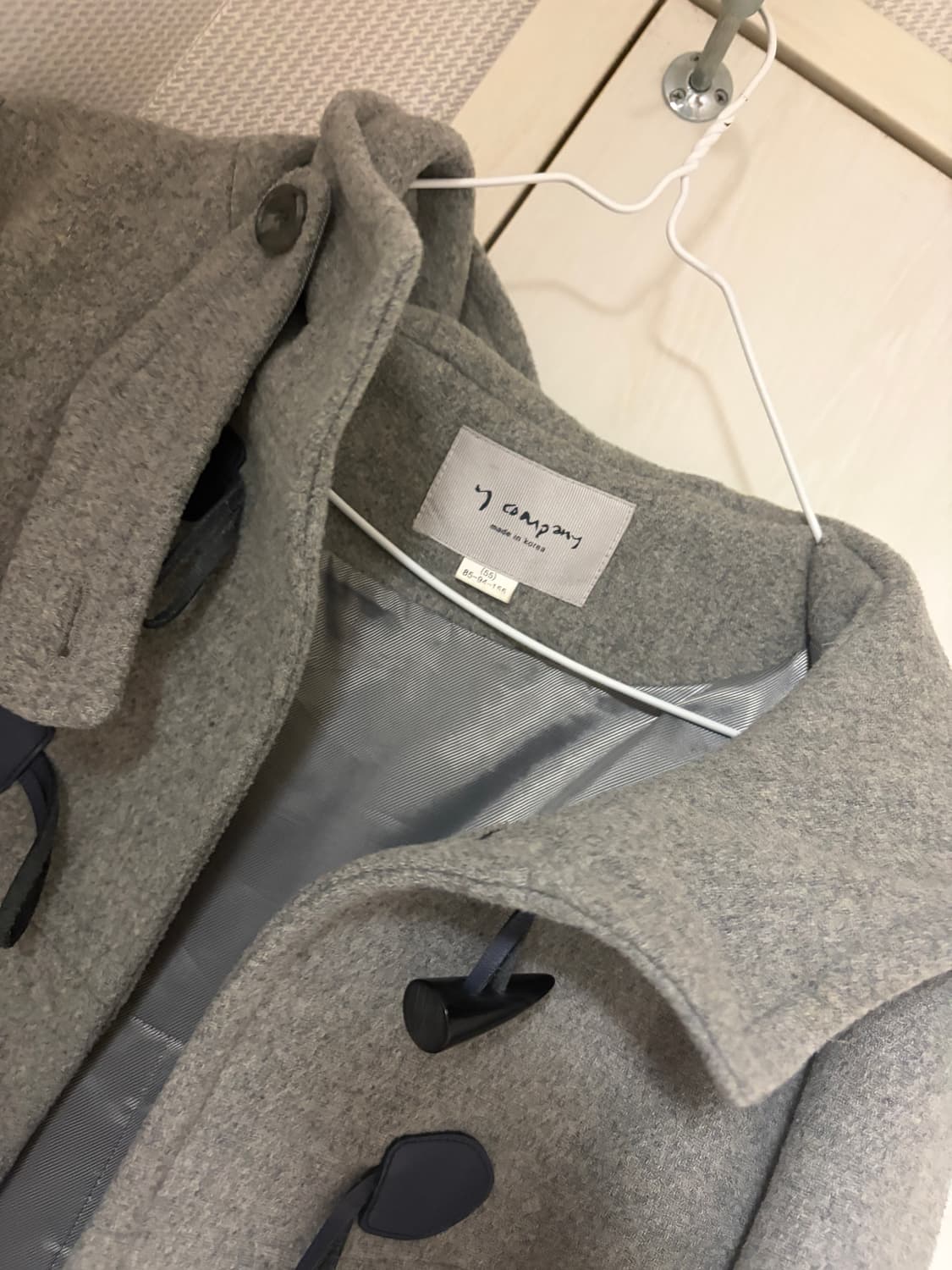 luciano h 회색 떡볶이 코트 55 상품이미지2