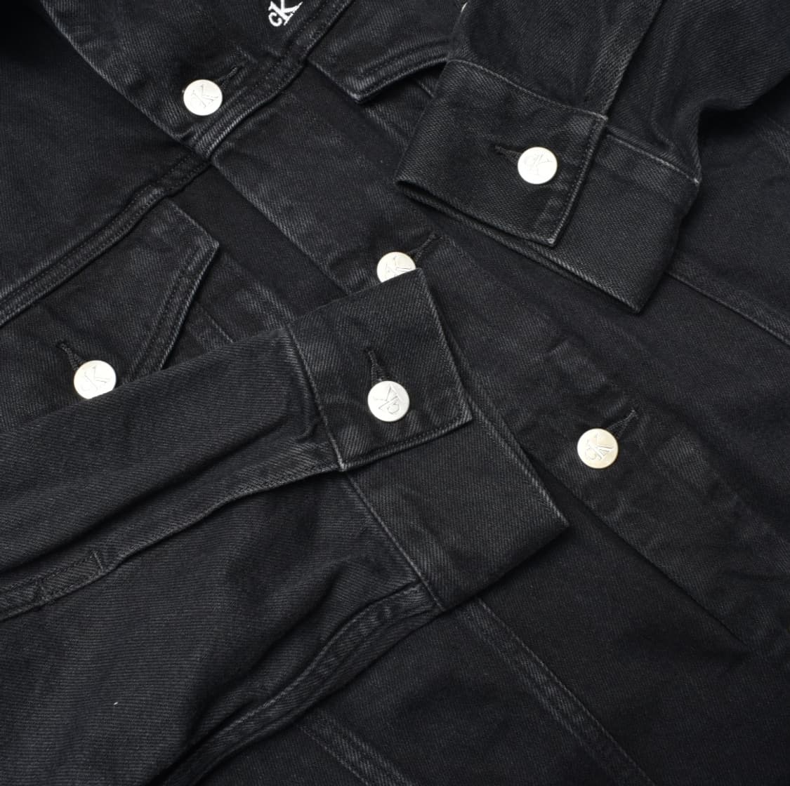 캘빈클라인 흑청 블랙 트러커 데님 청자켓 상품이미지4