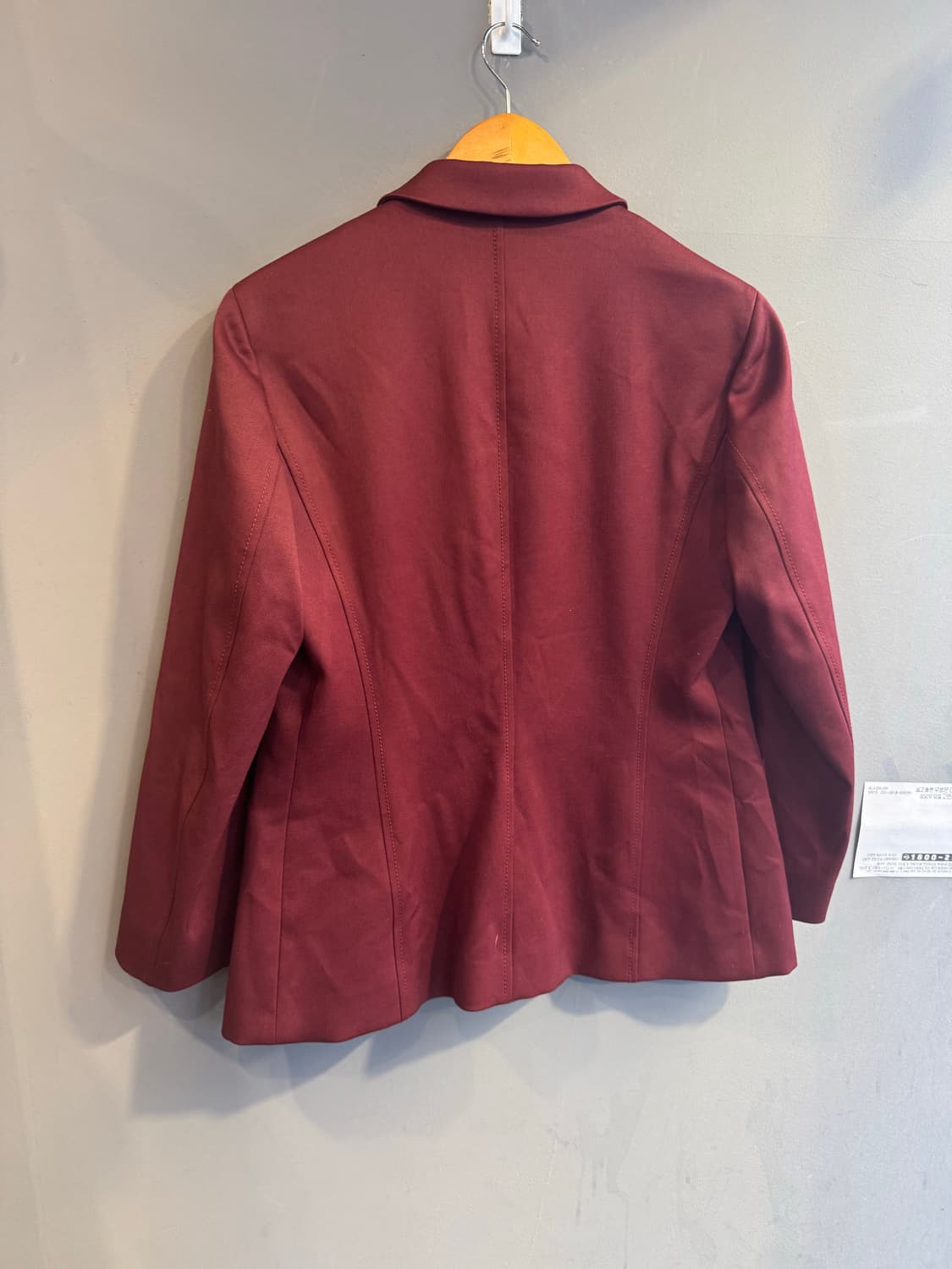 질센더 버건디 블레이저 상품이미지4