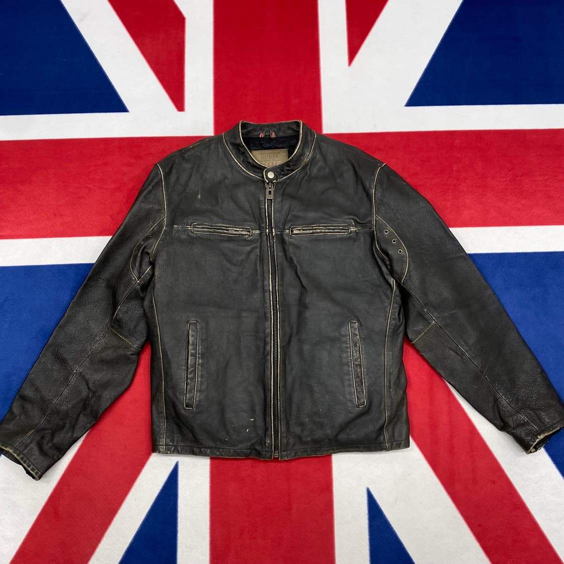 게스 리얼레더자켓 S 상품이미지2