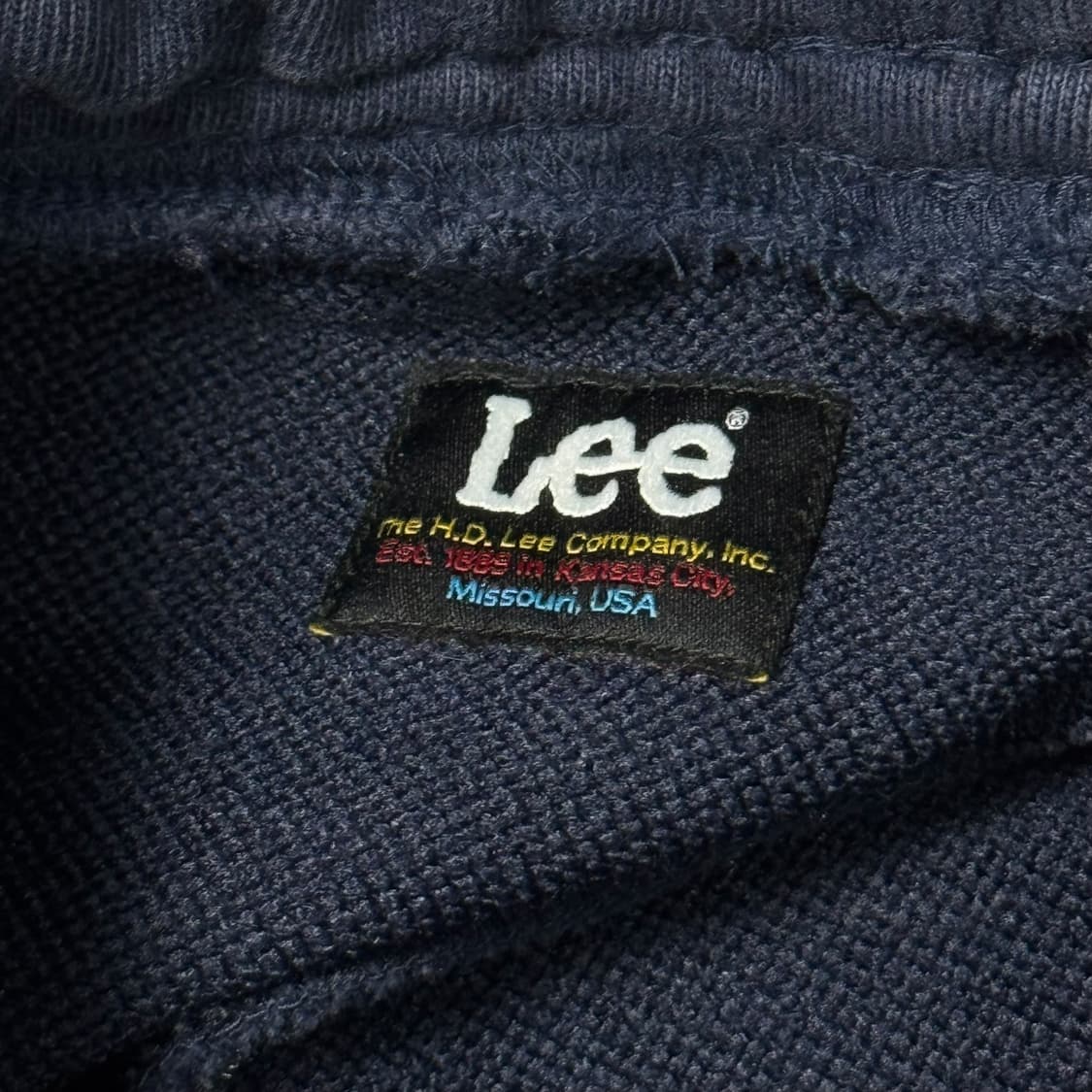 (M) Lee X 아이앱 스튜디오 스웻 조거팬츠 네이비 상품이미지4