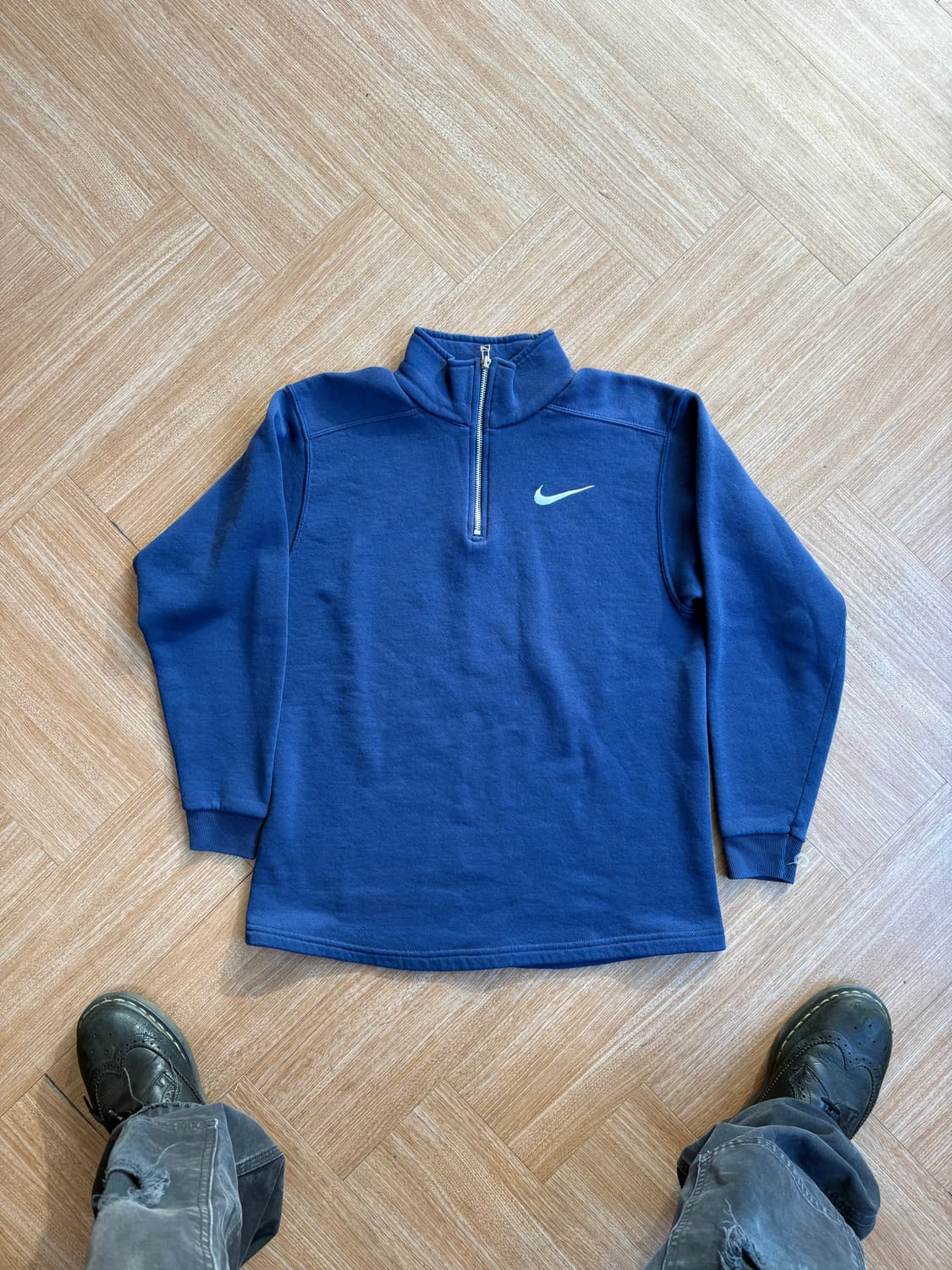 90s Nike 1/4 집업 스웻 상품이미지4