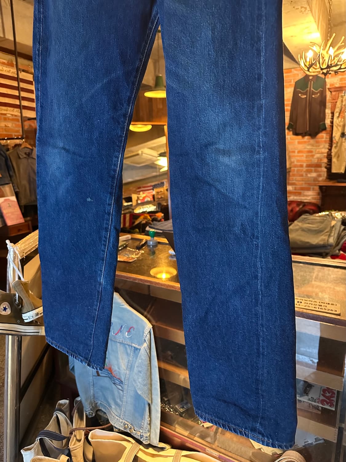 90s USA LVC 빈티지 리바이스 501 발렌시아 셀비지 데님 팬츠 상품이미지3