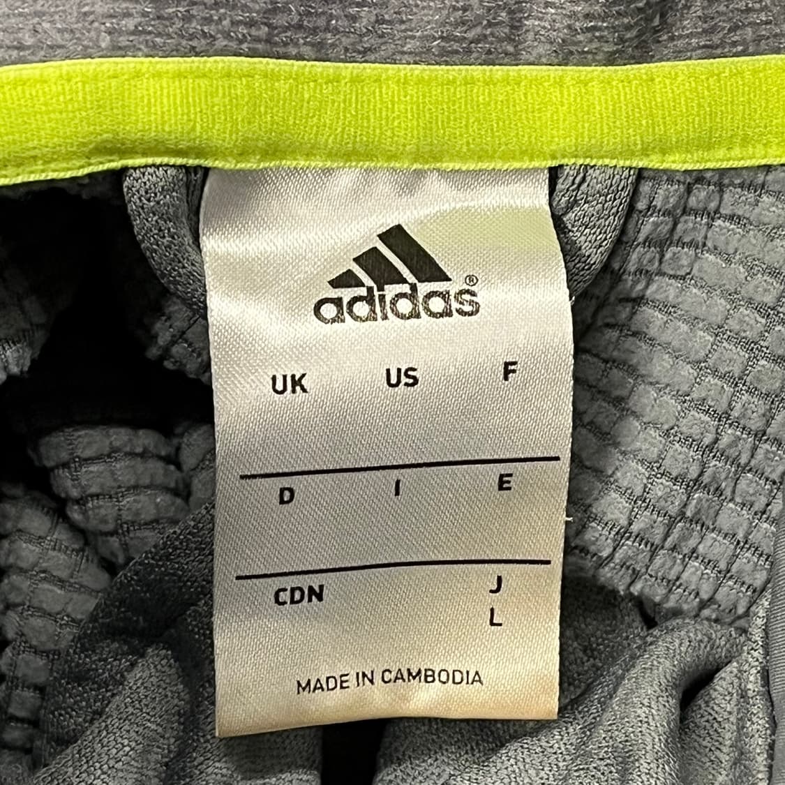 [정품/L] 아디다스 레알마드리드 후드집업 그레이 트레이닝 b16 상품이미지5