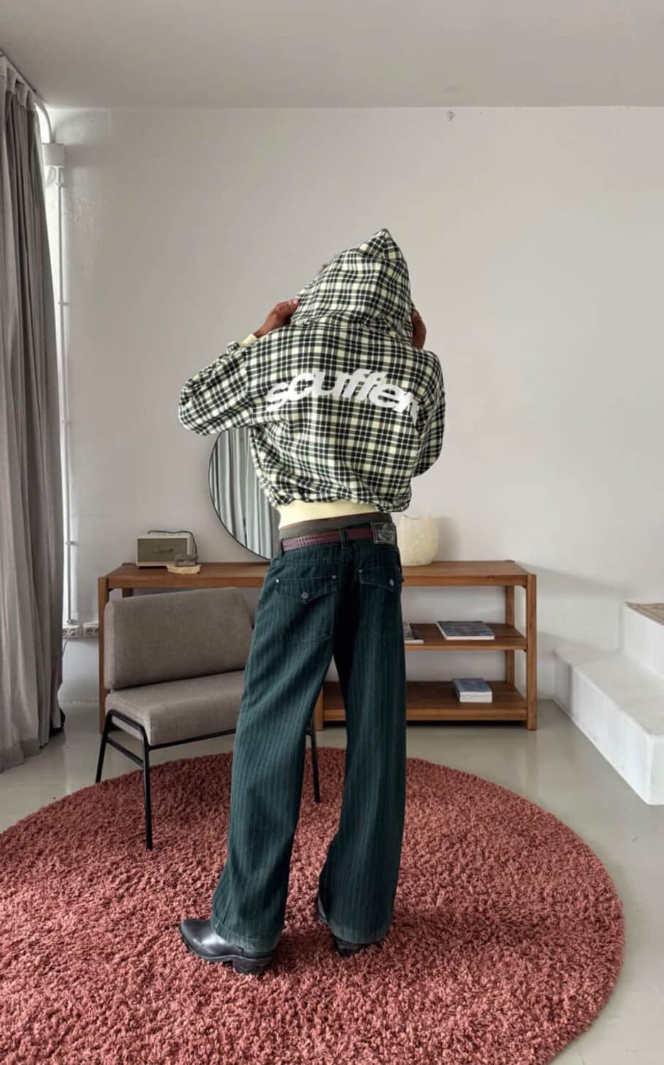 유일매물 scuffers 올리브 후드집업  상품이미지3