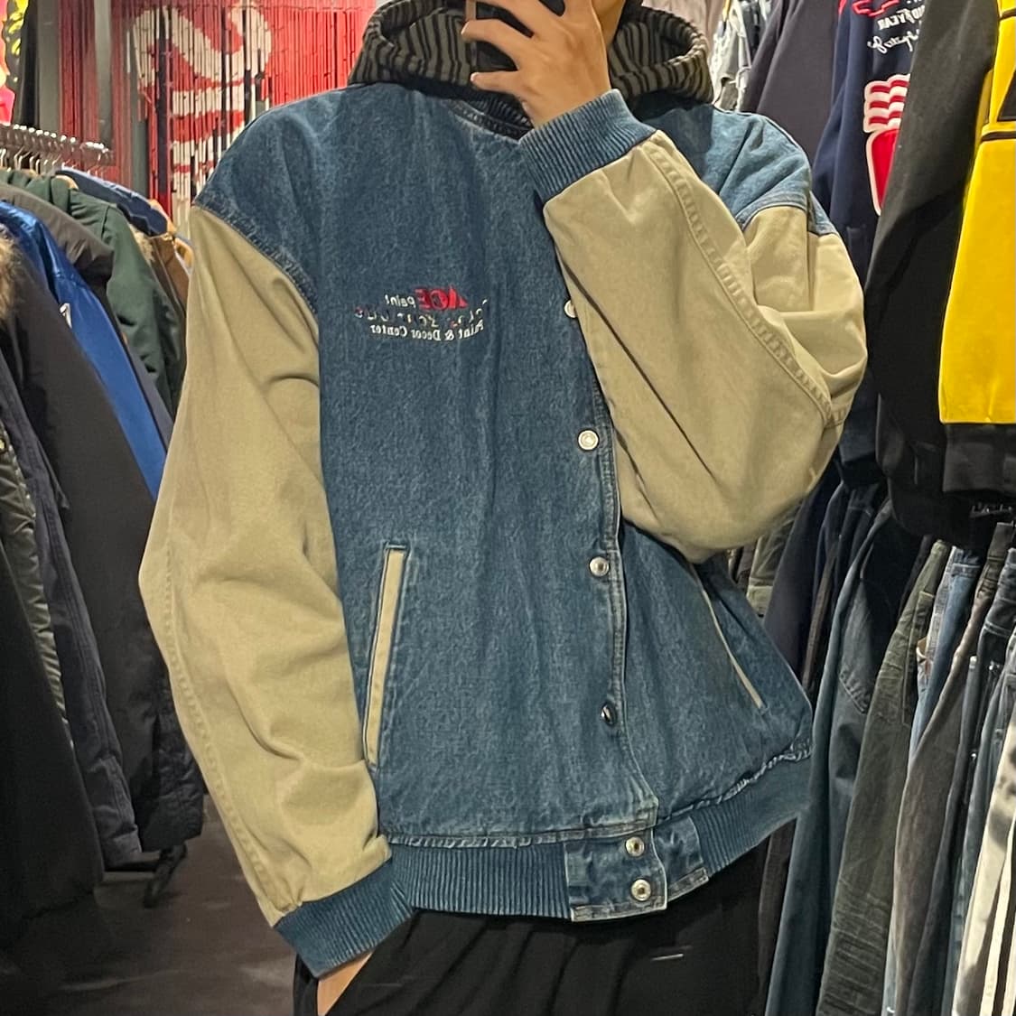 [IM] VTG 빈티지 데님 바시티 자켓 상품이미지4